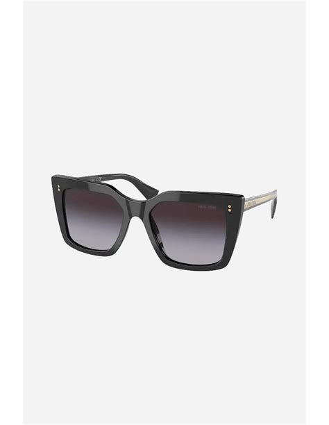 Miu Miu™ MU 02WS 1AB5D1 53 Black Sunglasses 